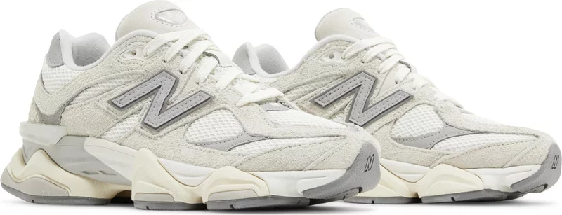 New Balance 9060 Moonbeam Sea Salt White Suede - Image 3